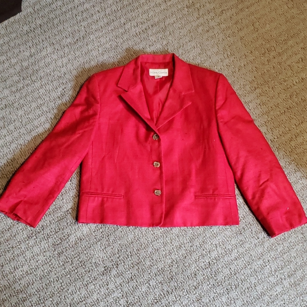 Red blazer